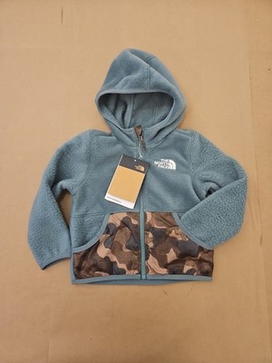 North Face Kid Jacket Size T, Dark Sage and Camo, Fleece NWT