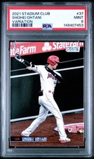 2021 Topps Stadium Club Shohei Ohtani Image Variation SP PSA 9 MINT POP 6 MVP