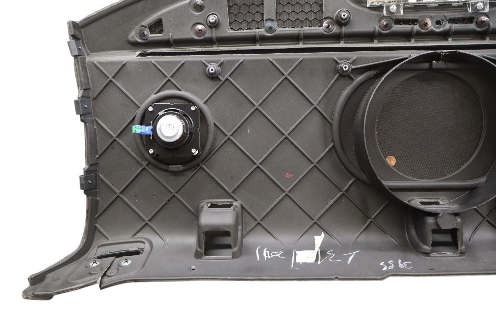 03-13 Maserati Quattro Rear Deck Shelf Speaker Trim Cover Panel Black Oem