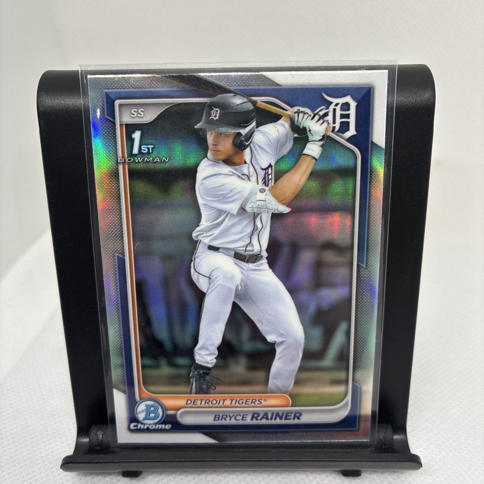 2024 Bowman Draft Bryce Rainer 1st  Chrome Refractor #BDC-86 Tigers
