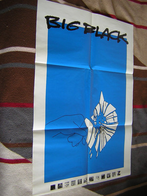BIG BLACK large ORIGINAL PROMO-POSTER 61 x 90 cm TOUCH AND GO, gefaltet / folded