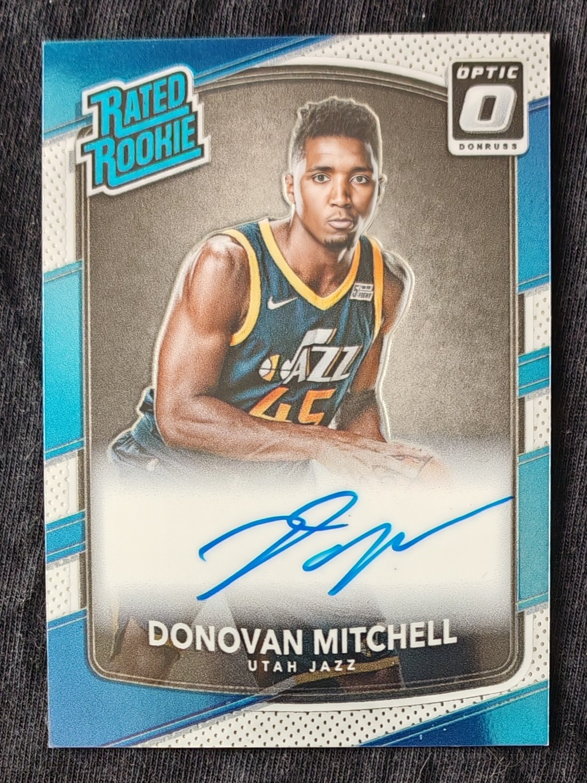 Donovan Mitchell 2017 Optic #188 Rated Rookie Signatures Price