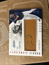DAZ CAMERON 2021 Absolute #138 Rookie Signatures Blue Glove Auto /99