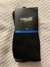 Capelli Unisex Sport Knee High Soccer Socks Black Size XS