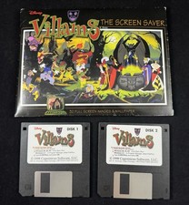 Vintage 1998 Copernicus Software Disney Villians 32 Screen Saver Images