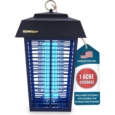 Flowtron 1 Acre Bug Zapper - 40W Bulb & 5600V Instant Killing Grid