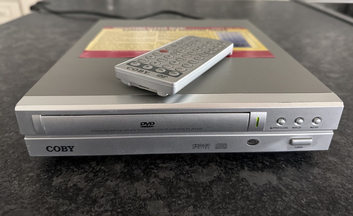 INFINITE DVD ゴマ粒プレーヤー sesame player Coby DVD-224 Progressive Scan DVD/CD Player with Remote and Power