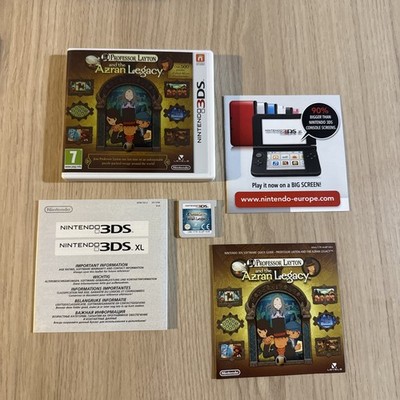 Professor Layton and the Azran Legacy Nintendo 3DS Spiel komplett mit Handbuch 