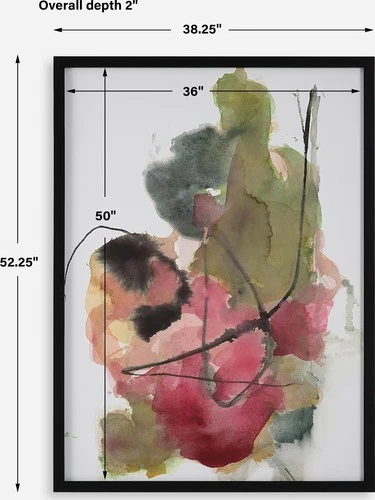 Uttermost 32289 Euphoria 53" x 39" Framed Floral Painting - MultiColor - Picture 5 of 5