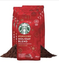 STARBUCKS HOLIDAY BLEND- ( ground coffee ) 6x 190g limited Christmas edition 20.89 per kilo