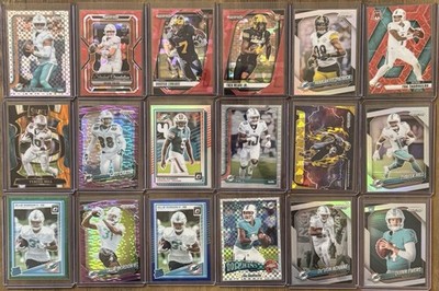 2025-26 Miami Dolphins 18-Card Lot | Rookies, Inserts, Parallels