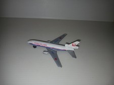 Vintage Zee Hong Kong Japan Airlines Douglas DC10 Mini Diecast Airplane Toy