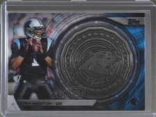2014 Topps NFL Kickoff Coin Card Cam Newton #NFLKC-CN 1j2