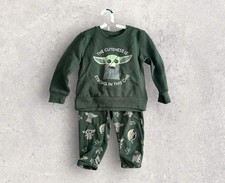 STAR WARS The Mandolorian The Cuteness is Strong Long Sleeve Pants Set Size 4T N