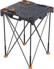 Portable Folding Work Table – Lightweight 13lb, 300lb Capacity, 24×24 Top
