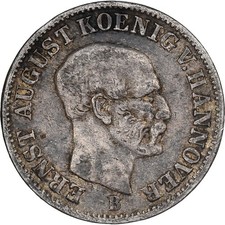 [#1117405] German States, HANNOVER, Ernst August, 1/12 Thaler, 3 Mariengroschen,