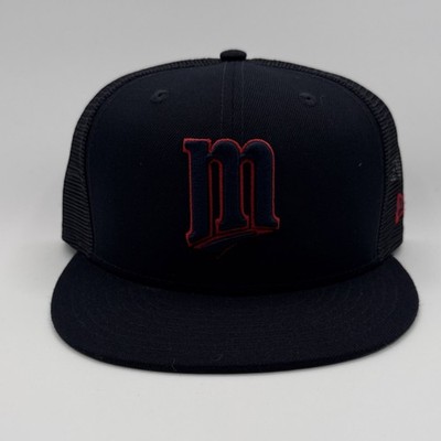 Sample  New Era 59FIFTY Black Mesh Fitted Baseball Cap 