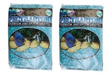 2 PCS Special Turquoise Aquarium Gravel Freshwater Tanks 5Pound Bags Stones