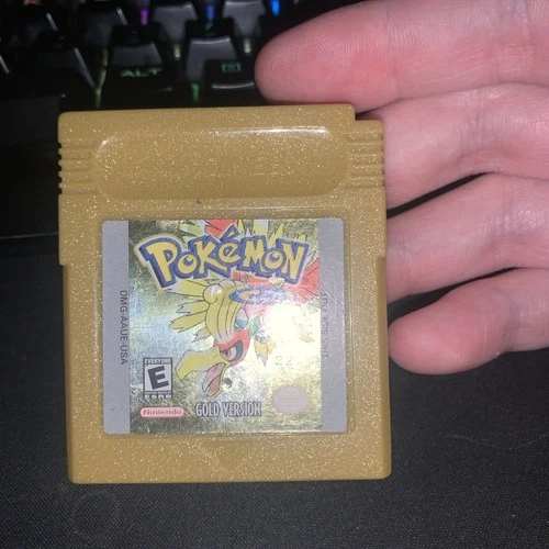 Pokemon Gold Version (Nintendo GameBoy GBC) Authentic Tested NEEDS NEW BATTERY