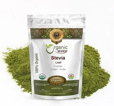 Organic Way Stevia Leaf Powder - Organic, Kosher & USDA Certified | Non-GMO