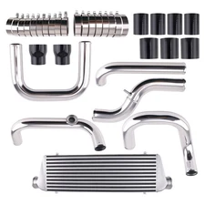 Intercooler & Piping & Coupler Set for Honda Civic 92-00 for Acura Integra 94-01
