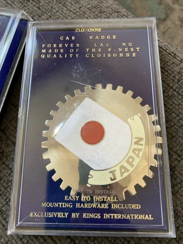 Kings International Japan Cloisonne Grille Badge Accessory Bumper Topper Sign