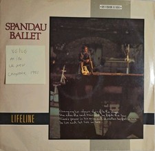 Spandau Ballet Lifeline Vinyl Record 12" VG/VG CHS122642 1982