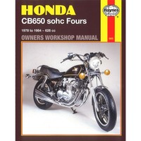 Honda Motorrad CB650 Sohc Fours 626Cc (1978-1984) Workshop Manual Haynes