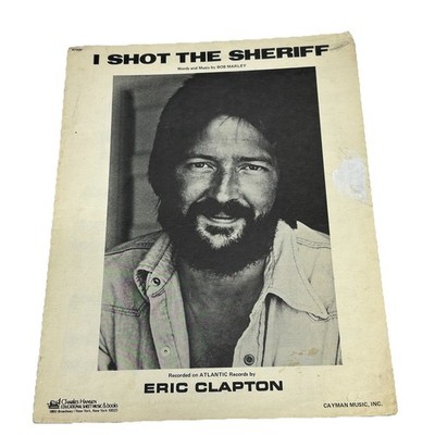I Shot The Sheriff Eric Clapton Sheet Music Piano Vocal Guitar