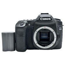 Canon EOS 40D Digital SLR Camera 10.1MP Black Body With Battery Multilingual 88