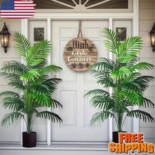 Large Artificial Areca Palm Trees - Set of 2