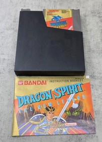 Dragon Spirit The New Legend Nintendo NES Bandai Complete, CIB, USA