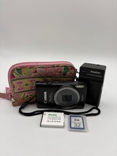 Canon PowerShot ELPH 340 HS 16.1MP Digital Camera Black w/12x Zoom Bundle