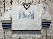 Y2K Cher Living Proof Farewell Tour RARE 2002 Giant Stitched Hockey Jersey - XXL