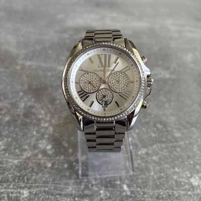 Michael Kors MK6537 Bradshaw Crystal Chronograph Edelstahl Damen Uhr MK-6537 