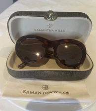 ⚜️SAMANTHA WILLS GRACE CAT EYE STYLE SUNGLASSES  TORTOISE SHELL