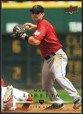 Mark Loretta 2008 Upper Deck Gold /99 #16 Houston Astros  