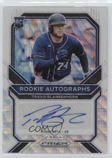 2021 Panini Prizm Rookie White Wave 14/50 Travis Blankenhorn #RA-TB Auto 0rd2