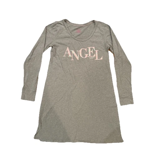 UNDERCOVER Y2K Vintage Victoria's Secret Abito da Letto Donna Grigio Paillettes Angelo Taglia L