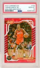 2022-23 Panini Chronicles JABARI SMITH JR. Asia Red and Gold 1/3 RC SSP PSA 10