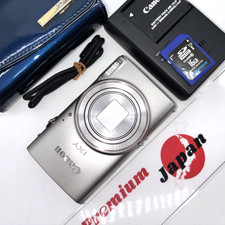 Canon IXY 650 ELPH 360 HS Silver Camera Excellent w/ Charger Battery Case JP