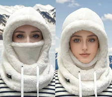 Warm Thermal Windproof Balaclava Ski Hood Motorcycle Face Cover Polar Fleece