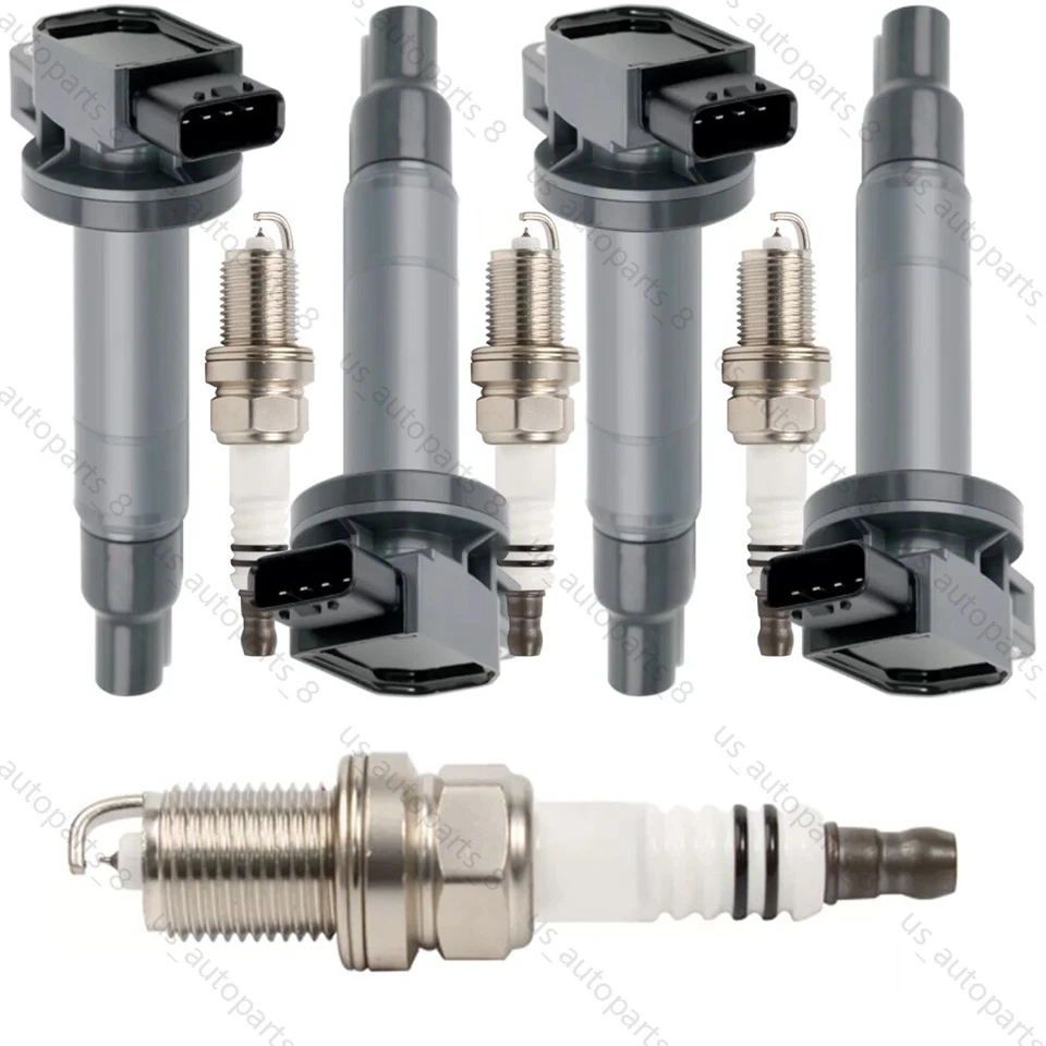 For Toyota Scion XA XB 1.5L Ignition Coil & Spark Plug w/plugs UF316 90919-02240 - Image 2 of 4
