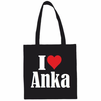 Tasche Beutel Baumwolltasche I Love Anka Geschenk Geburtstag Valentinstag Weihna