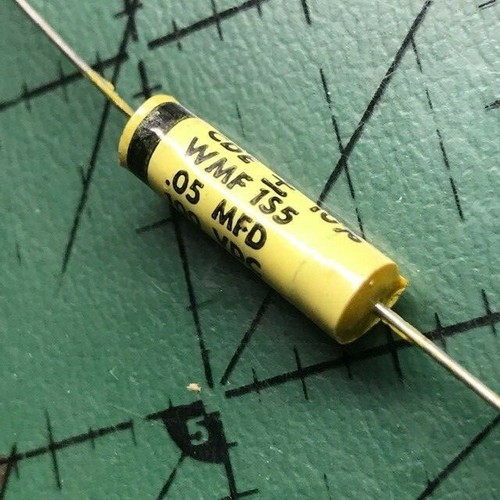 .05uF 100v CORNELL DUBILIER Film CAPACITOR WMF1S5K (.047uF) AUDIO GUITAR 10pcs - Picture 4 of 4