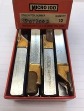 1 pc.  GS-072002 MICRO100 CT GROOVING TOOL  .072w X 3/8” SHANK. USA (loc stk)
