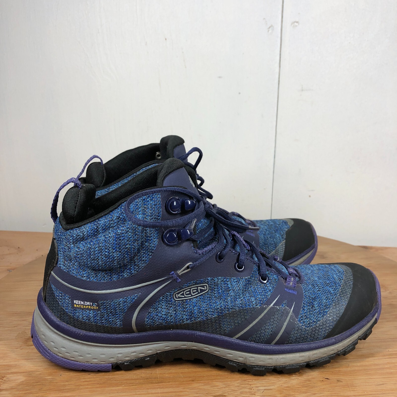 Stivali Keen Donna 7 Terradora Impermeabili Escursionismo Scarpe Medie Blue Trail