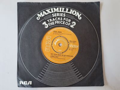Paul Anka - Diana/ Put your head on my shoulder/ Lonely boy 7'' Vinyl EP UK