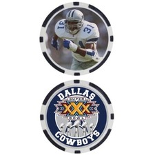 BROCK MARION - COWBOYS SUPER BOWL XXX PLAYERS - POKER CHIP