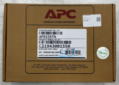 Brand new APC AP9335TH Temperature and Humidity Sensor AP9335TH